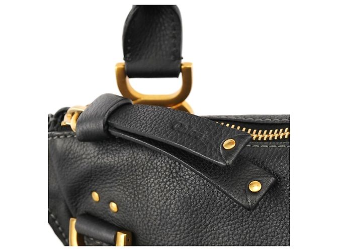 Chloé Borsa Marcie 2-Way in pelle nera - vista 9