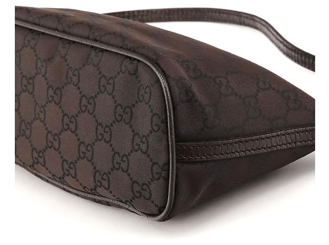 Gucci 257300 Pochette Boat GG Marrone Scuro - vista 10