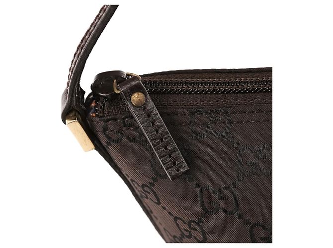 Gucci 257300 Pochette Boat GG Marrone Scuro - vista 8
