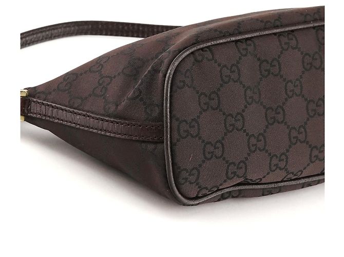 Gucci 257300 Pochette Boat GG Marrone Scuro - vista 9