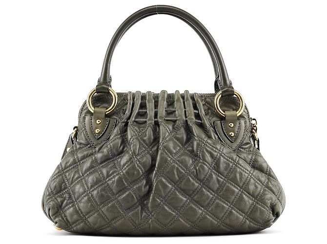 Marc Jacobs Bolsa 2-Way Stam em couro acolchoado cinza - vista 3