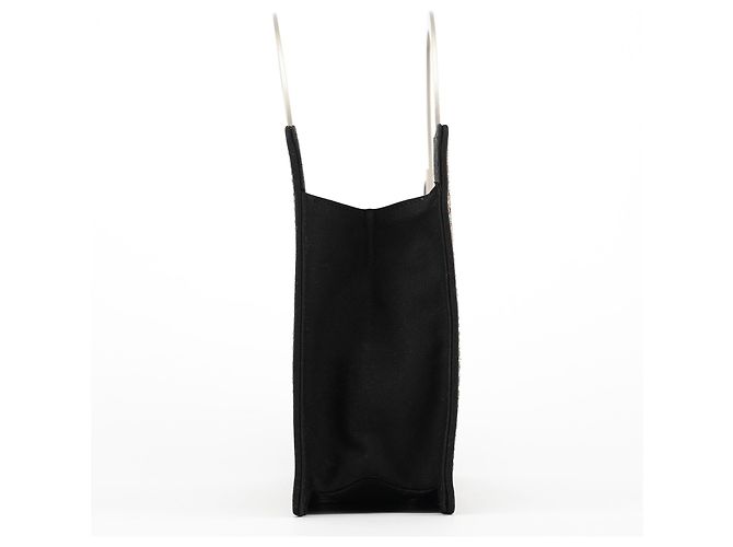 Chloé Handtasche mit oberem Griff aus gewebtem Metall in Schwarz Multicolour - Ansicht 2