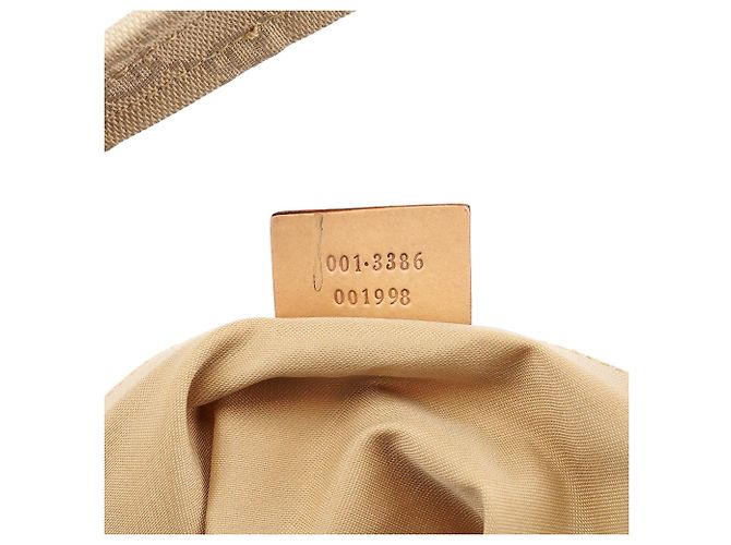 Gucci 001 3386 Borsa a Tracolla Hobo GG Beige - vista 13