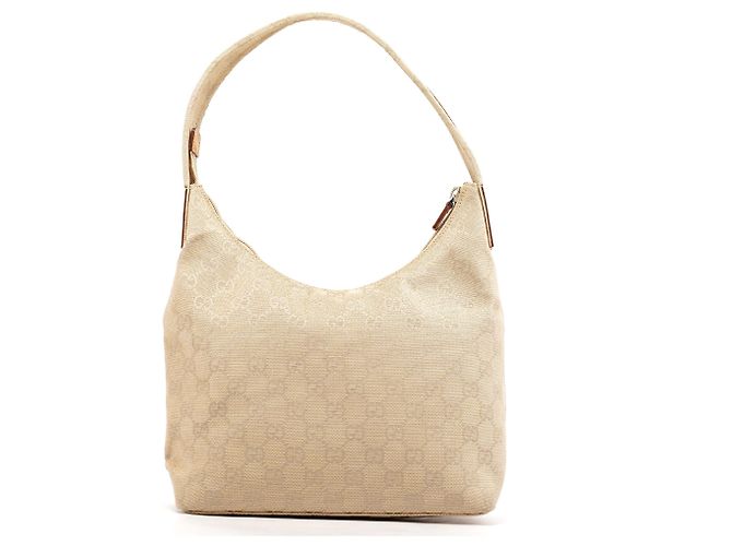 Gucci 001 3386 Borsa a Tracolla Hobo GG Beige - vista 3