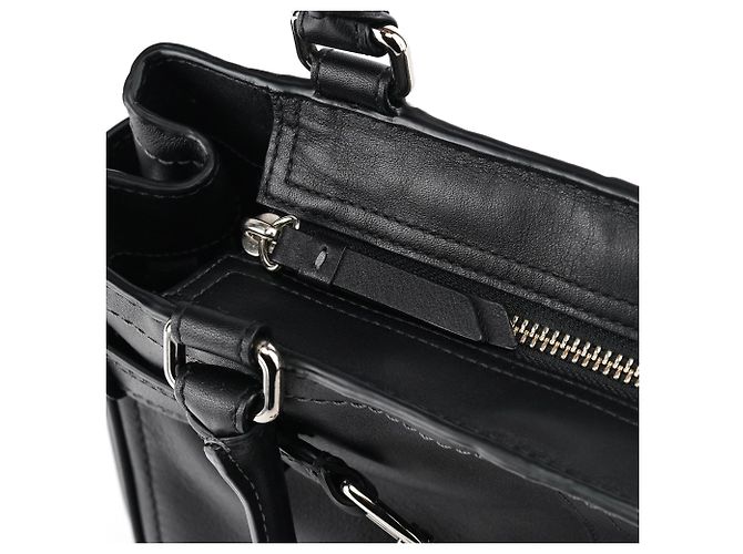 Coach Borsa Tote Hampton in pelle nera F08A70 - vista 9