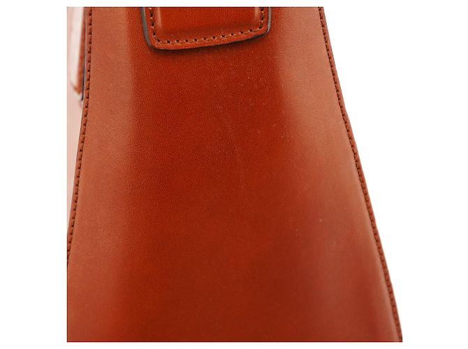 Chloé Bolsa de ombro em couro castanho claro com fivela - vista 10