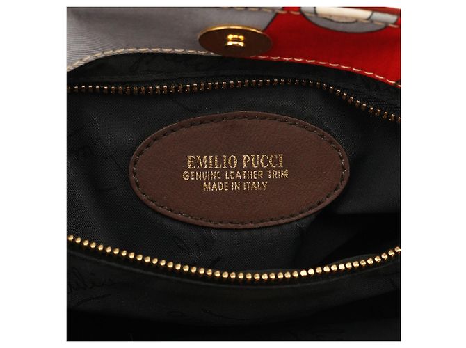 Emilio Pucci Saco Tote com Estampa Geométrica Abstrata Multicor - vista 11