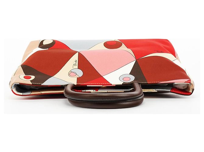 Emilio Pucci Saco Tote com Estampa Geométrica Abstrata Multicor - vista 4