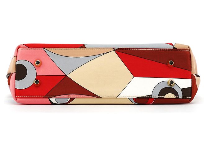 Emilio Pucci Saco Tote com Estampa Geométrica Abstrata Multicor - vista 5