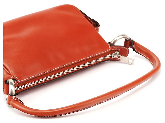 Marc Jacobs Borsa a tracolla Blake multi-tasche in pelle arancione - vista 10