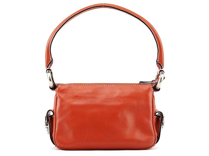 Marc Jacobs Borsa a tracolla Blake multi-tasche in pelle arancione - vista 3