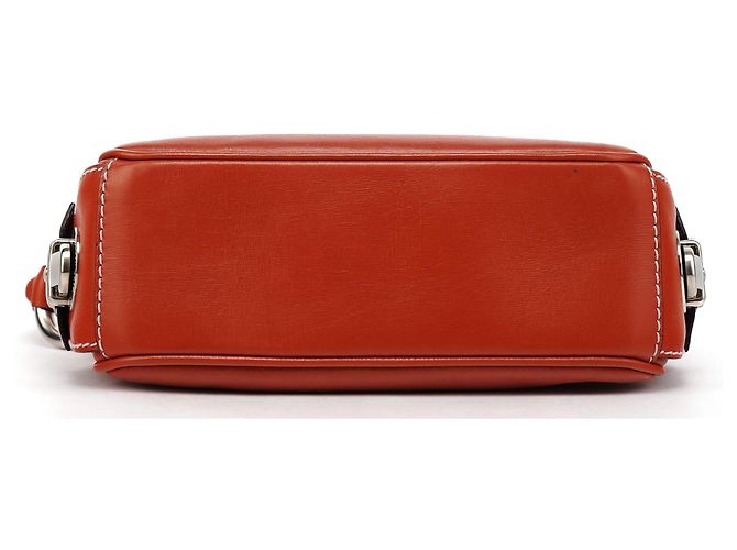 Marc Jacobs Borsa a tracolla Blake multi-tasche in pelle arancione - vista 5