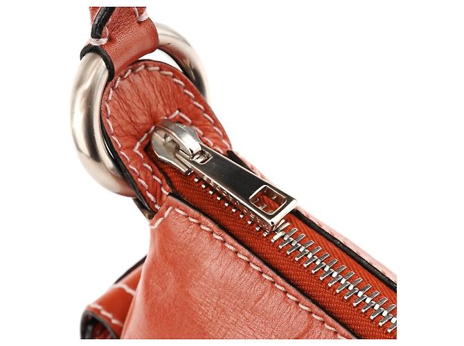 Marc Jacobs Borsa a tracolla Blake multi-tasche in pelle arancione - vista 7