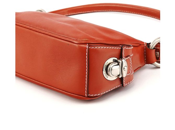 Marc Jacobs Borsa a tracolla Blake multi-tasche in pelle arancione - vista 9