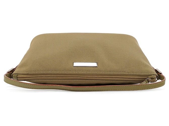 Gucci 039 1103 Khaki Canvas Boat Pochette - vista 4