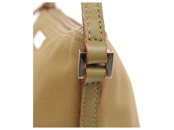 Gucci 039 1103 Khaki Canvas Boat Pochette - vista 7