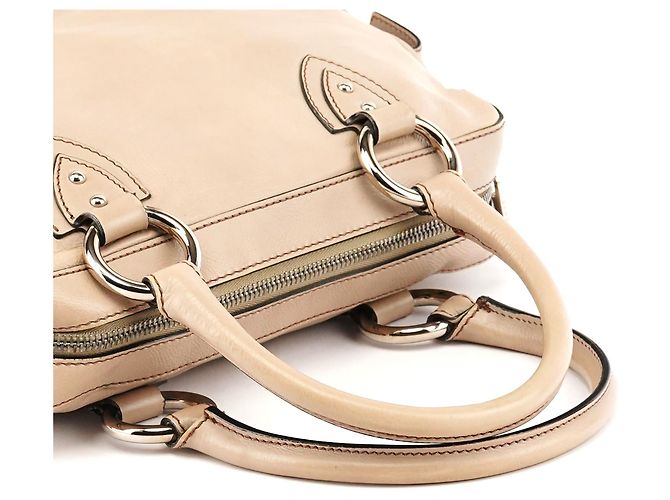 Marc Jacobs Borsa Bowling Blake in pelle beige - vista 11