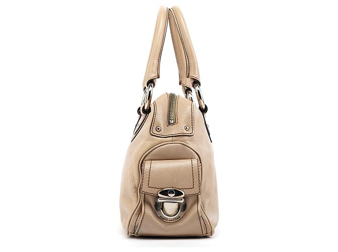 Marc Jacobs Borsa Bowling Blake in pelle beige - vista 2