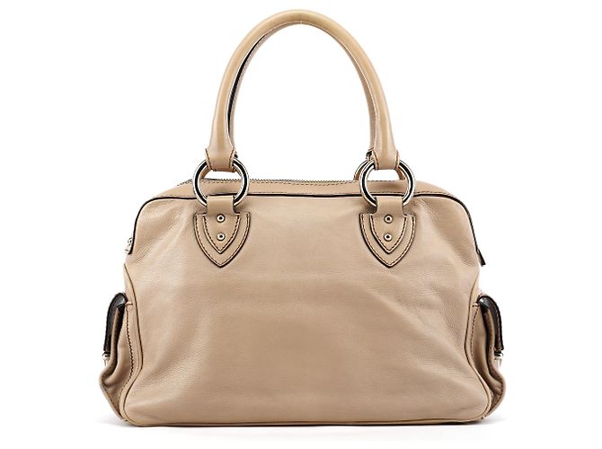 Marc Jacobs Borsa Bowling Blake in pelle beige - vista 3