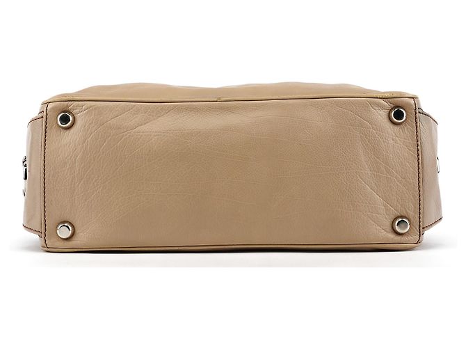 Marc Jacobs Borsa Bowling Blake in pelle beige - vista 5