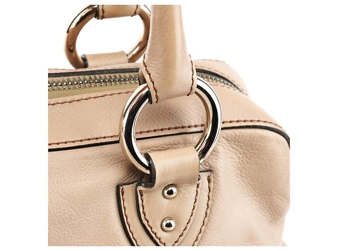 Marc Jacobs Borsa Bowling Blake in pelle beige - vista 8