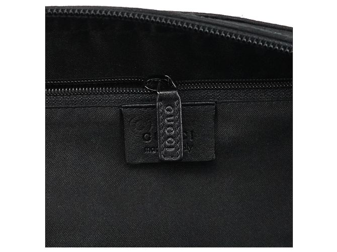 Gucci 96049 Borsa Tote in Nylon GG Nero - vista 11
