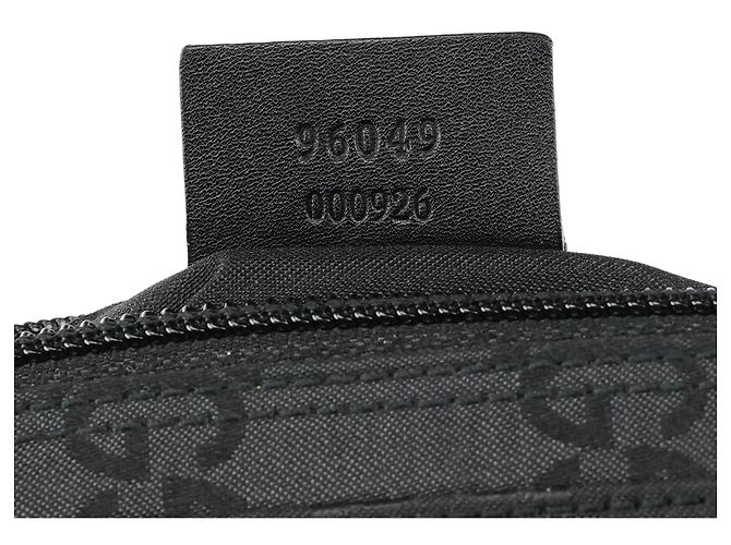 Gucci 96049 Borsa Tote in Nylon GG Nero - vista 12