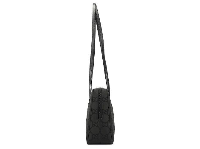 Gucci 96049 Borsa Tote in Nylon GG Nero - vista 2