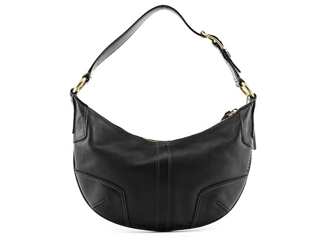 Coach 11372 Borsa a spalla Ergo Hobo in pelle nera - vista 3