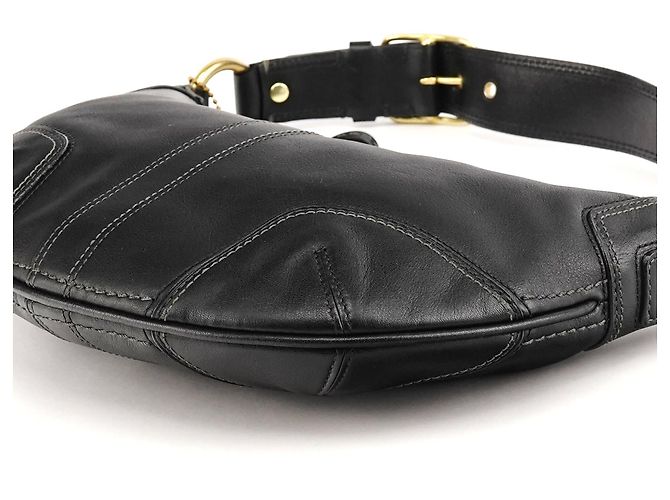 Coach 11372 Borsa a spalla Ergo Hobo in pelle nera - vista 9