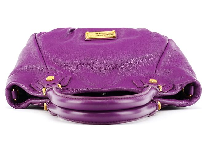 Marc by Marc Jacobs Borsa 2-Way Classic Q Fran in pelle viola - vista 4
