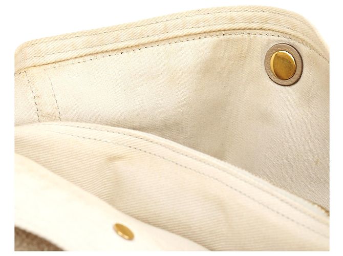 Yves Saint Laurent 229680 Borsa Muse Two in pelle Taupe - vista 17