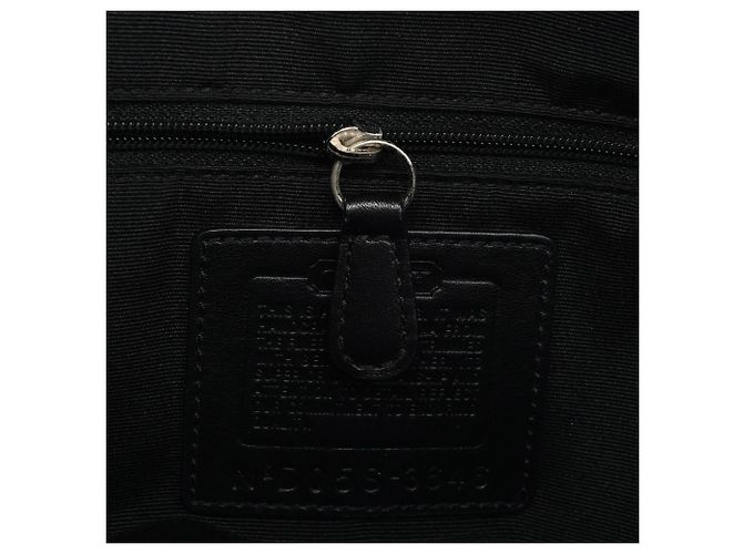 Coach Borsa Tote Soho 3646 Black Signature Canvas - vista 11