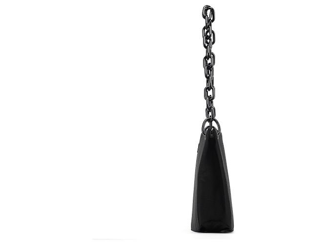 Prada Borsa a tracolla Swing Chain in Tessuto nera - vista 2