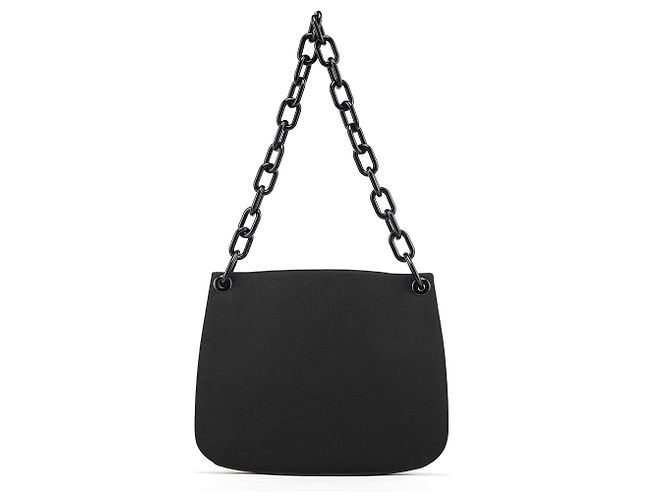 Prada Borsa a tracolla Swing Chain in Tessuto nera - vista 3