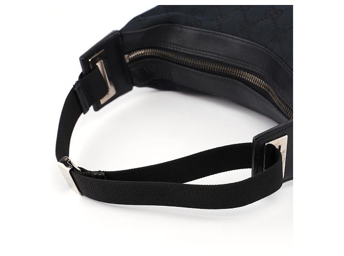 Gucci 019 0537 Black GG Pocket Shoulder Bag - vista 11
