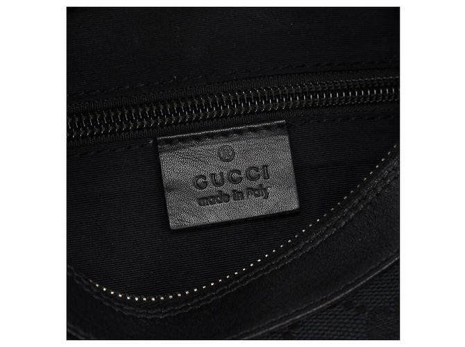 Gucci 019 0537 Black GG Pocket Shoulder Bag - vista 12
