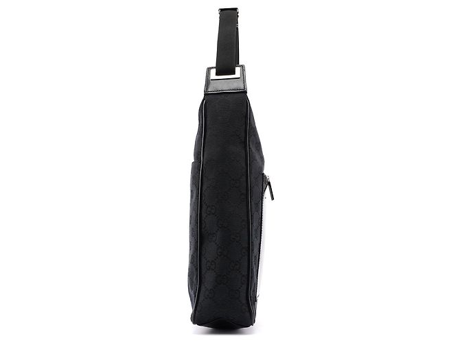 Gucci 019 0537 Black GG Pocket Shoulder Bag - vista 2