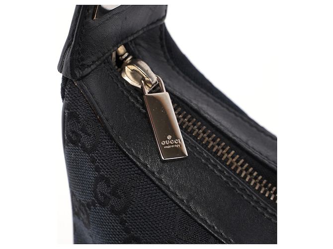 Gucci 019 0537 Black GG Pocket Shoulder Bag - vista 6
