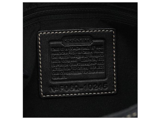 Coach 10245 Borsa Tote Black Signature Hamptons - vista 12