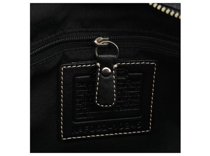 Coach 10245 Borsa Tote Black Signature Hamptons - vista 13