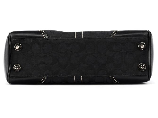 Coach 10245 Borsa Tote Black Signature Hamptons - vista 4