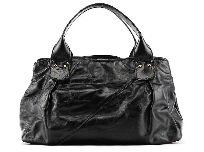 Marc Jacobs Borsa Tote Irina con borchie in pelle nera - vista 3