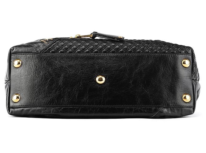 Marc Jacobs Borsa Tote Irina con borchie in pelle nera - vista 4