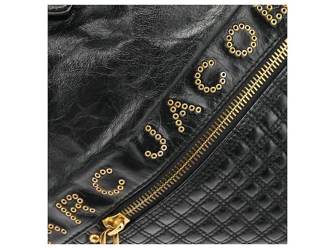 Marc Jacobs Borsa Tote Irina con borchie in pelle nera - vista 5