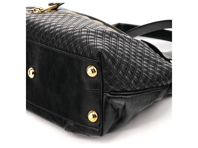 Marc Jacobs Borsa Tote Irina con borchie in pelle nera - vista 7