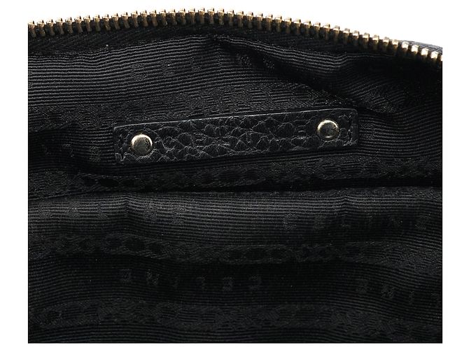 Céline Borsa Hobo Bittersweet in pelle nera - vista 11