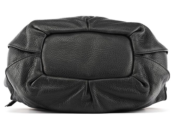 Céline Borsa Hobo Bittersweet in pelle nera - vista 5