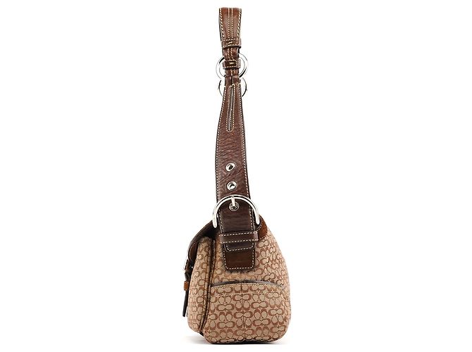 Coach Borsa a tracolla Signature Soho 1463 Beige Brown - vista 2