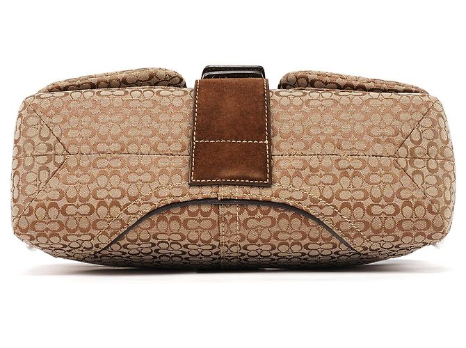 Coach Borsa a tracolla Signature Soho 1463 Beige Brown - vista 5